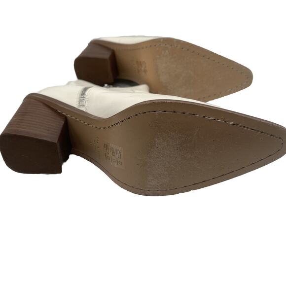 rag & bone NEW YORK Razor Leather Ankle antique white Boots 11 Western 19-01 - Picture 3 of 16